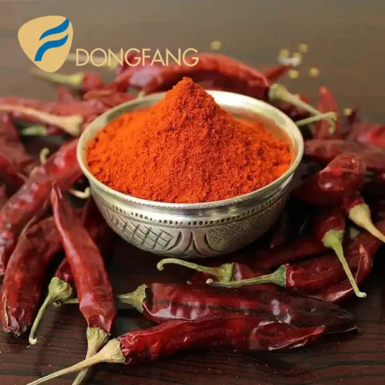 25 kg/bolsa de polvo de chile rojo caliente de fábrica de pimentón picante para venta al por mayor